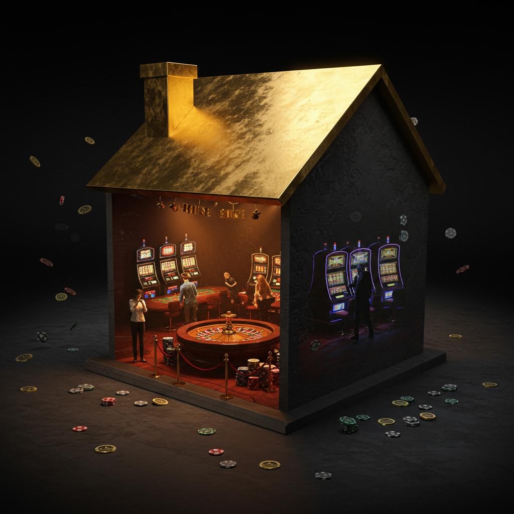 블랙잭 테이블에서 인슈어런스(Insurance) 베팅의 수학적 기댓값을 설명하는 만화 형식의 그림 6컷. 딜러가 에이스(A) 카드를 보여줄 때 플레이어들이 인슈어런스 베팅을 하는 상황, 그리고 이에 대한 수학적 손익 구조를 설명하는 대화와 카드 패가 그려져 있습니다. 인슈어런스 베팅이 왜 플레이어에게 불리한지 그 원리를 보여줍니다.