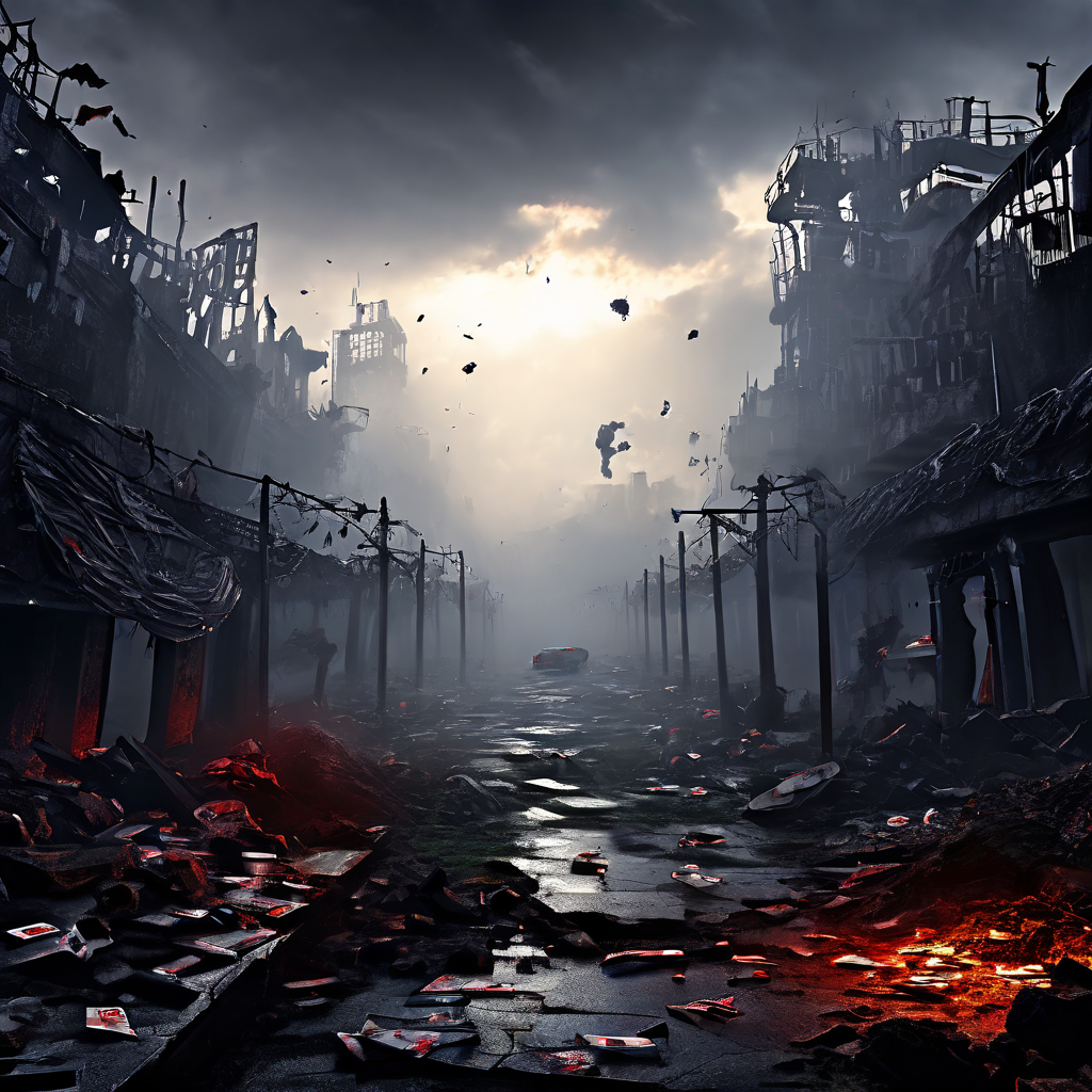 도박의 위험성과 혼돈 속으로 무너져 내리는 모호한 경계를 설명하는 그림