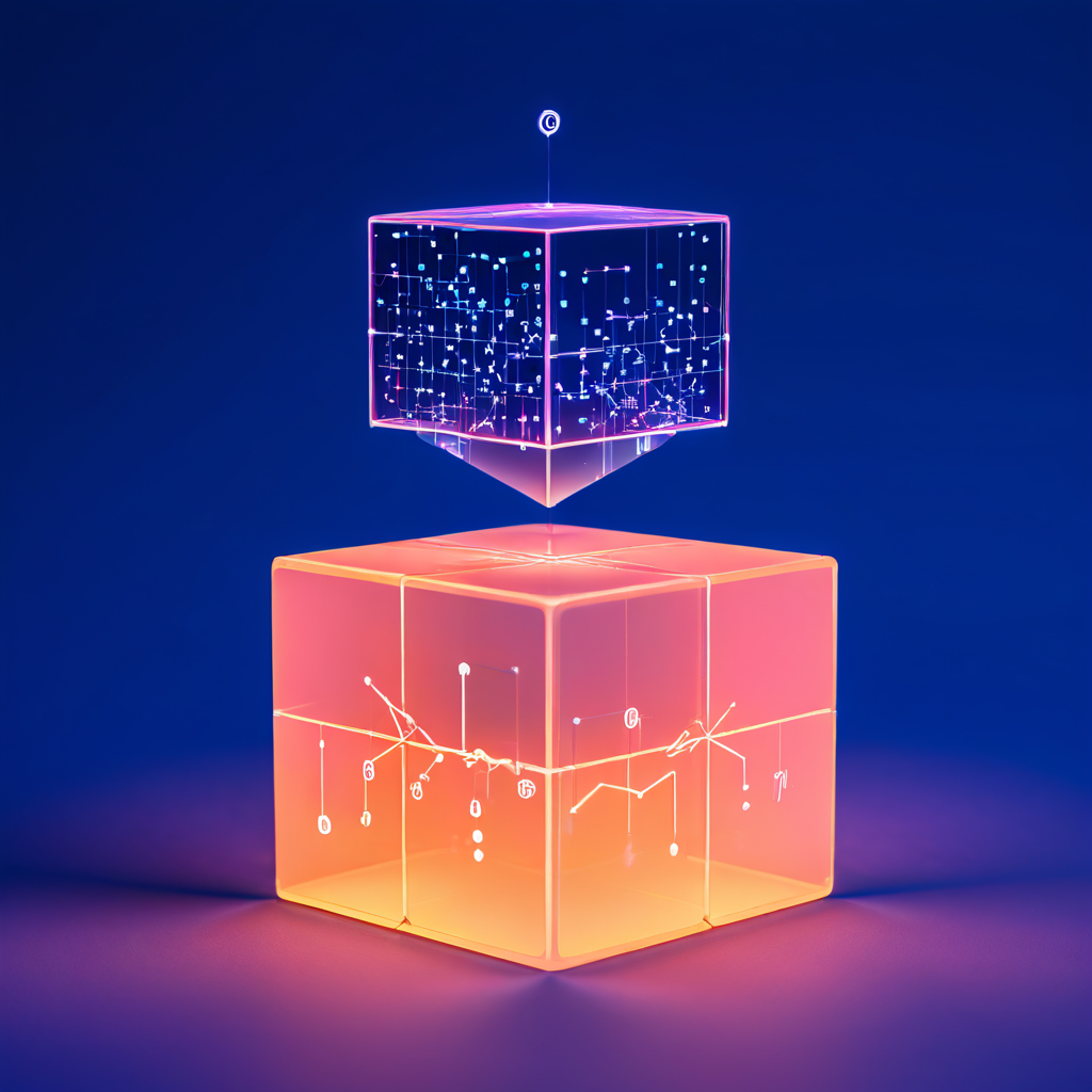 균형 잡힌 저울의 양쪽에 데이터 무결성과 시스템 안정성이 놓여 두 요소의 직접적인 상관관계와 중요성을 시각적으로 설명하는 그림.