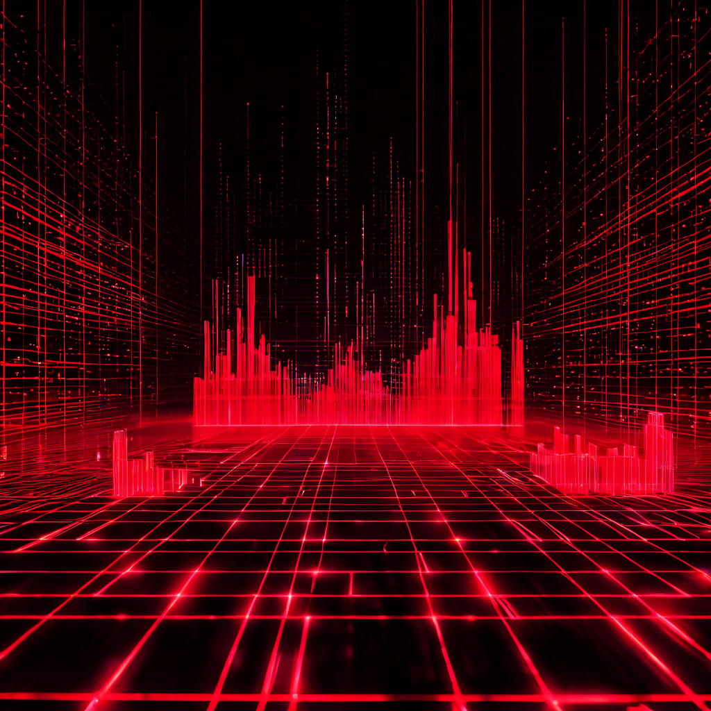 커뮤니티 초기 반응 데이터에서 비정상적인 흐름이 감지되는 순간을 시각화한 이미지로, 분석 시스템이 이상 징후 패턴을 즉시 식별하여 강조하는 모습을 보여줍니다.