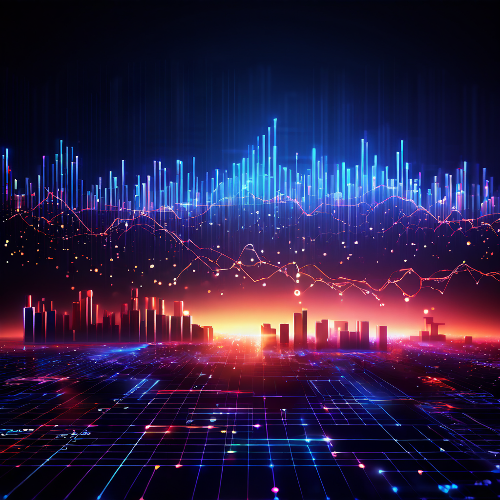 모호한 직관을 넘어 데이터 네트워크와 차트를 기반으로 정확한 분석과 의사결정을 내리는 새로운 시대를 상징적으로 보여주는 이미지.