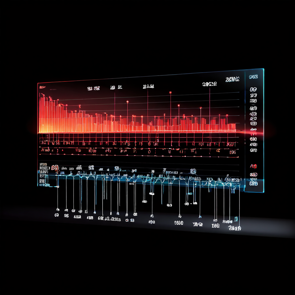 타임라인 필터와 정렬 드롭다운 메뉴를 조작하여 데이터 스트림이 실시간으로 재구성되는 대시보드 사용자 인터페이스를 시각화한 화면입니다.