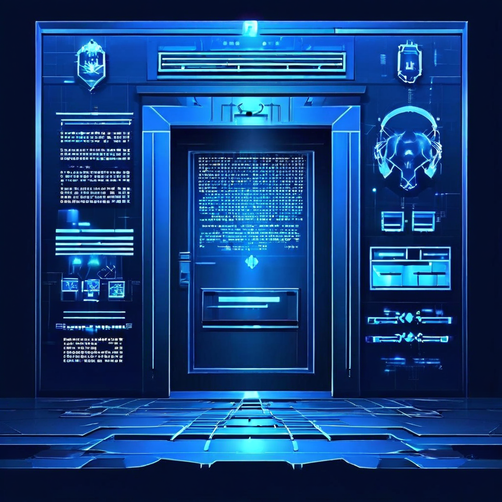 합법적인 프론트엔드와 데이터 유출 위험을 내포한 은밀한 백도어 작업을 대비시키는 경고 심볼로 표현된 고보안 웹사이트의 이중적 검증 프로세스를 보여주는 개념 이미지입니다.