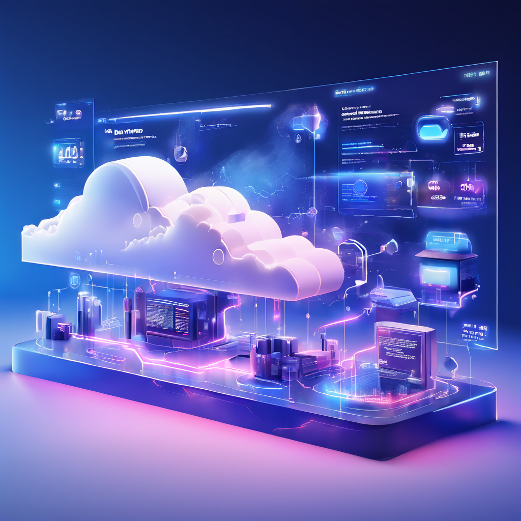 Digital platform showing synchronized lineup data timing with cloud layers and secure workflow interface