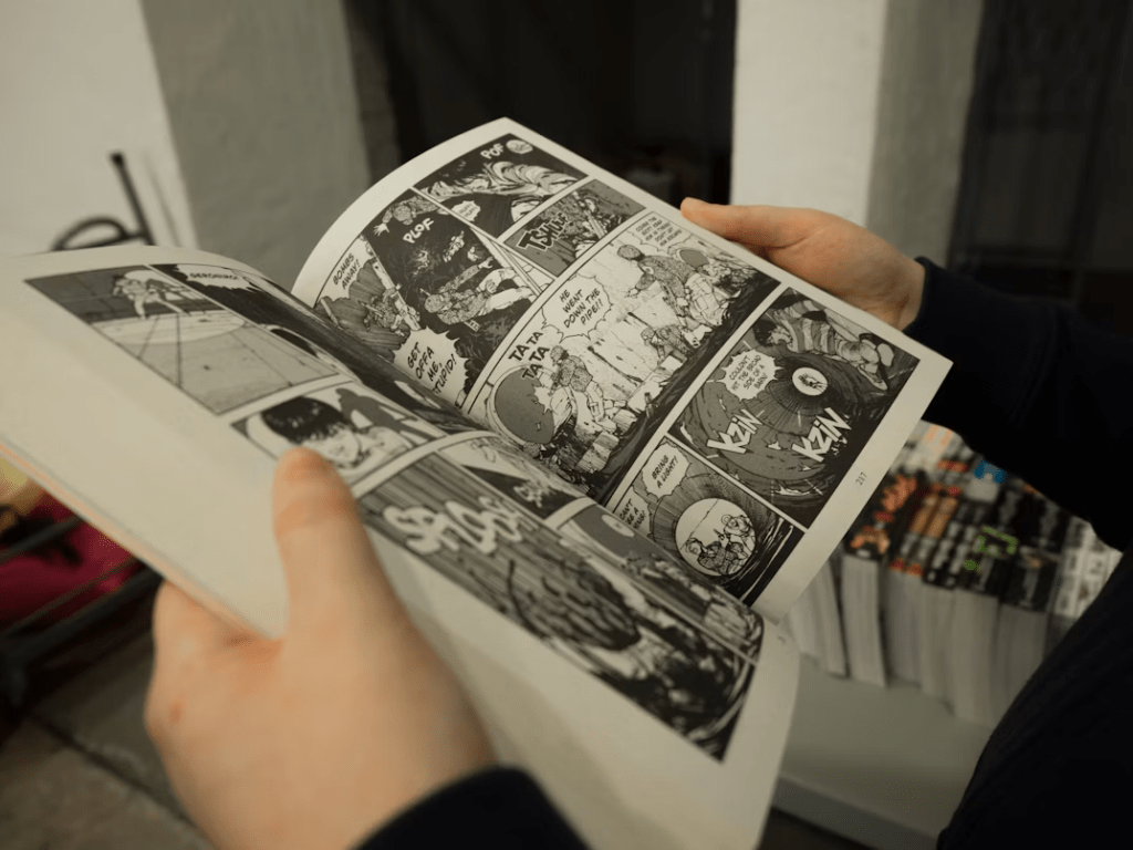Collection of manga volumes illustrating the market for out-of-print and collectible editions.