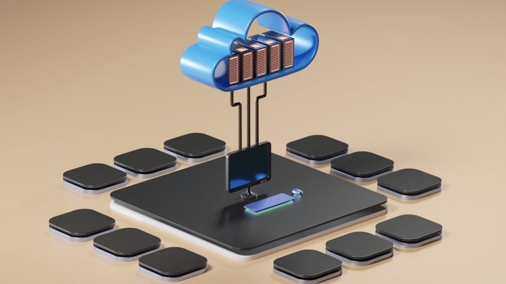 Cloud backup concept showing online content, files, and conversations being preserved before a community closes.